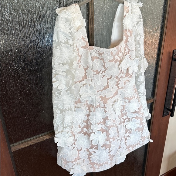 Anthropologie Helsi Ellen Long-Sleeve 3D floral mini dress. Size Small NWT - Picture 13 of 17